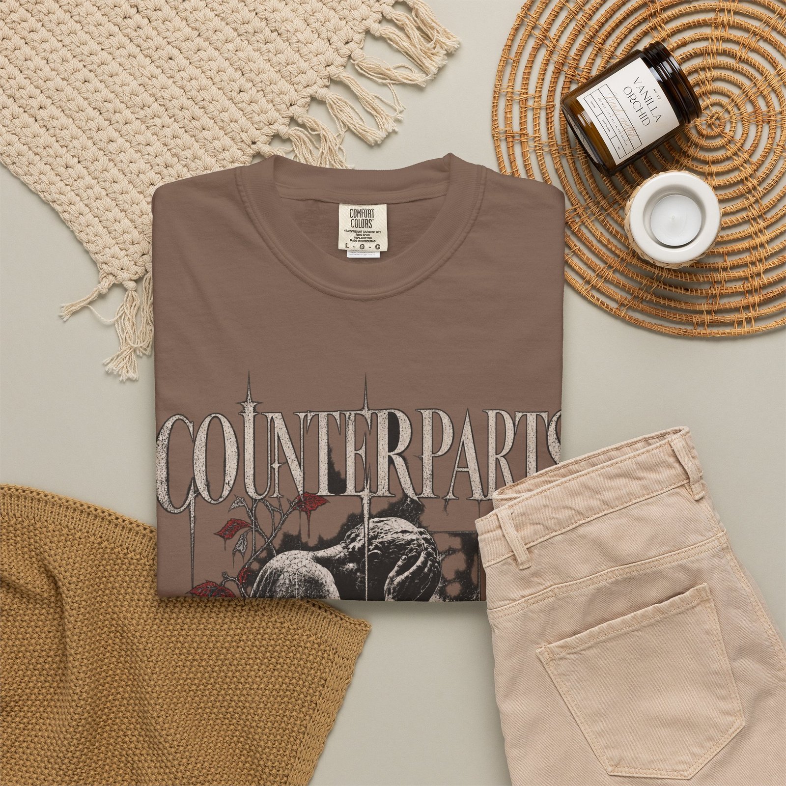 Counterparts Unisex Garment-Dyed T-shirt - Image 7