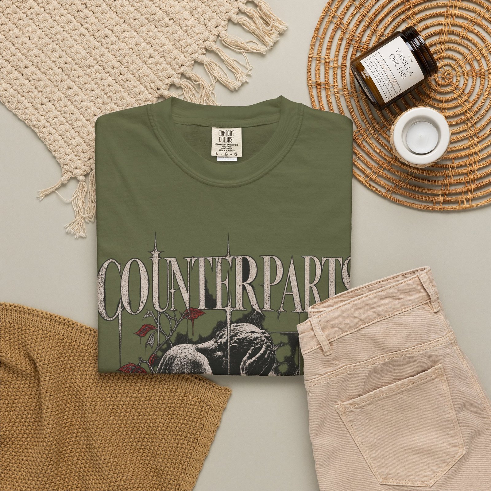 Counterparts Unisex Garment-Dyed T-shirt - Image 20