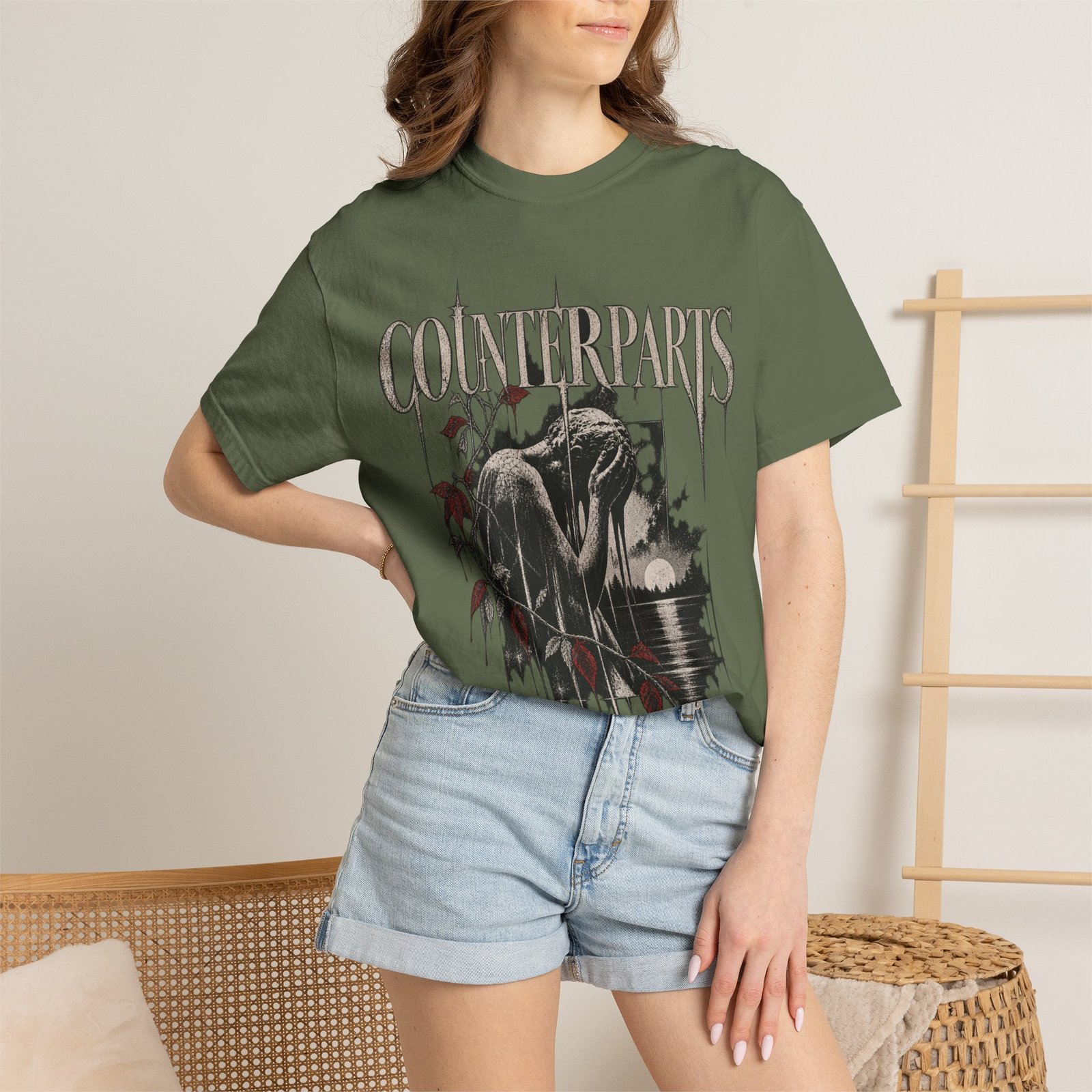 Counterparts Unisex Garment-Dyed T-shirt - Image 14