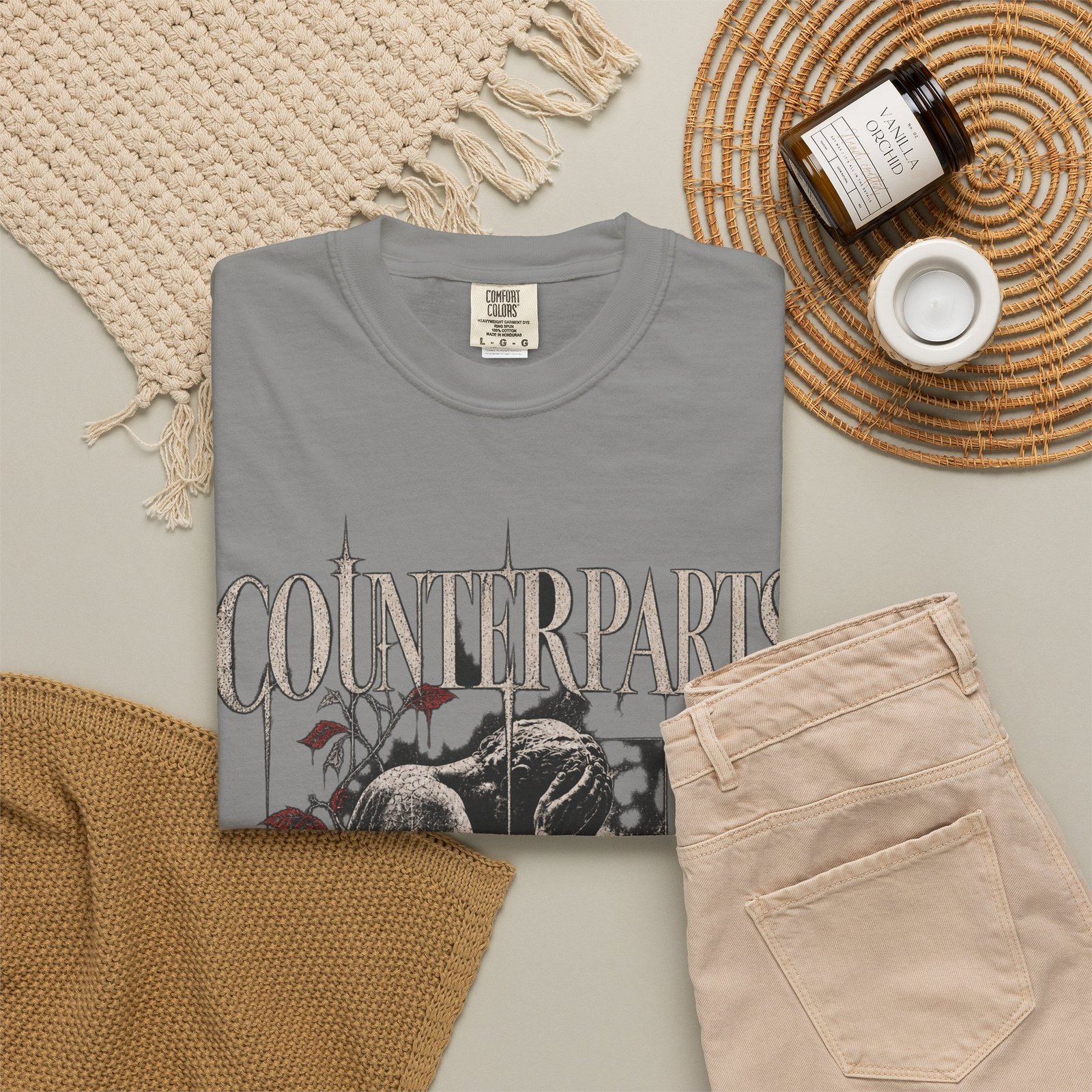 Counterparts Unisex Garment-Dyed T-shirt - Image 24
