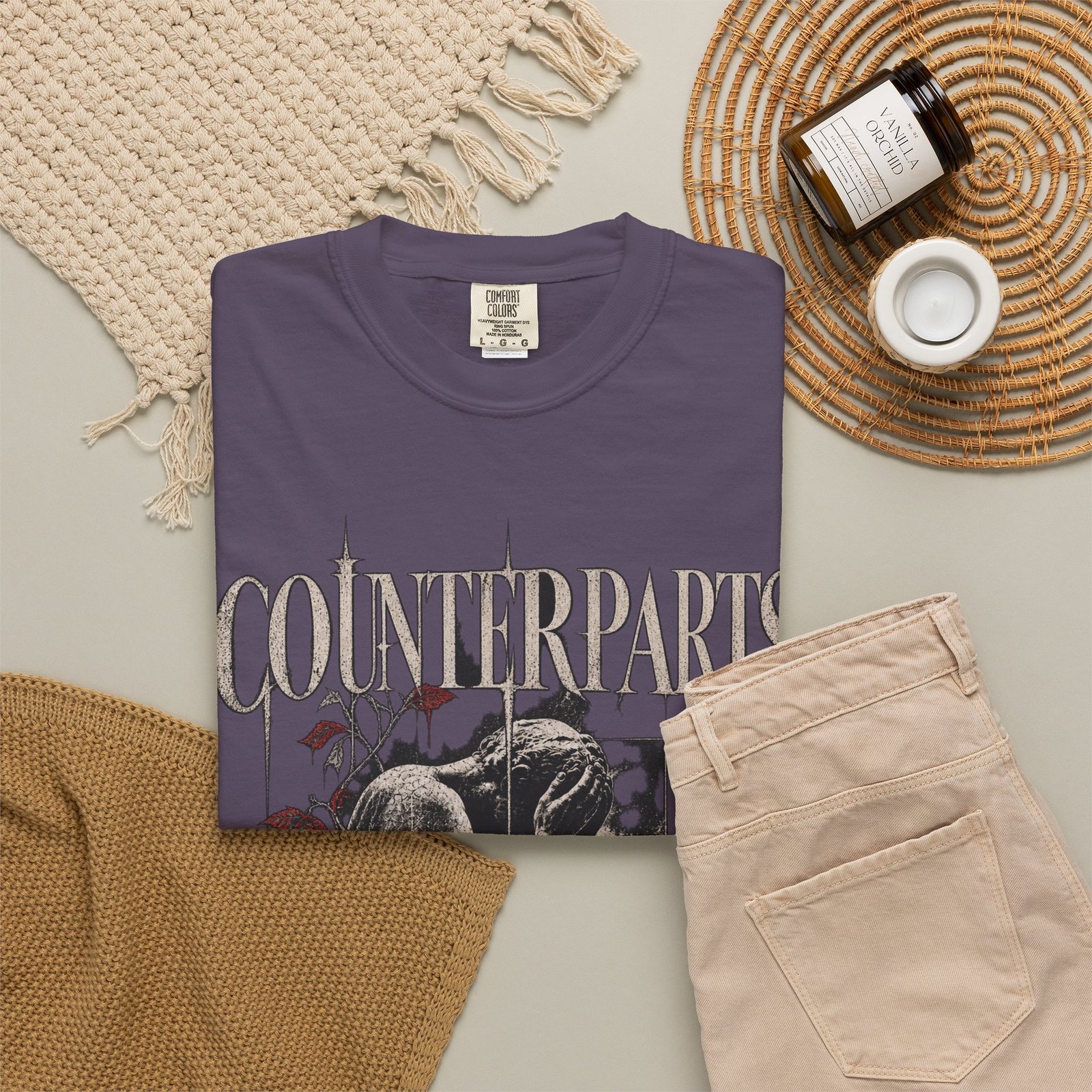 Counterparts Unisex Garment-Dyed T-shirt - Image 39