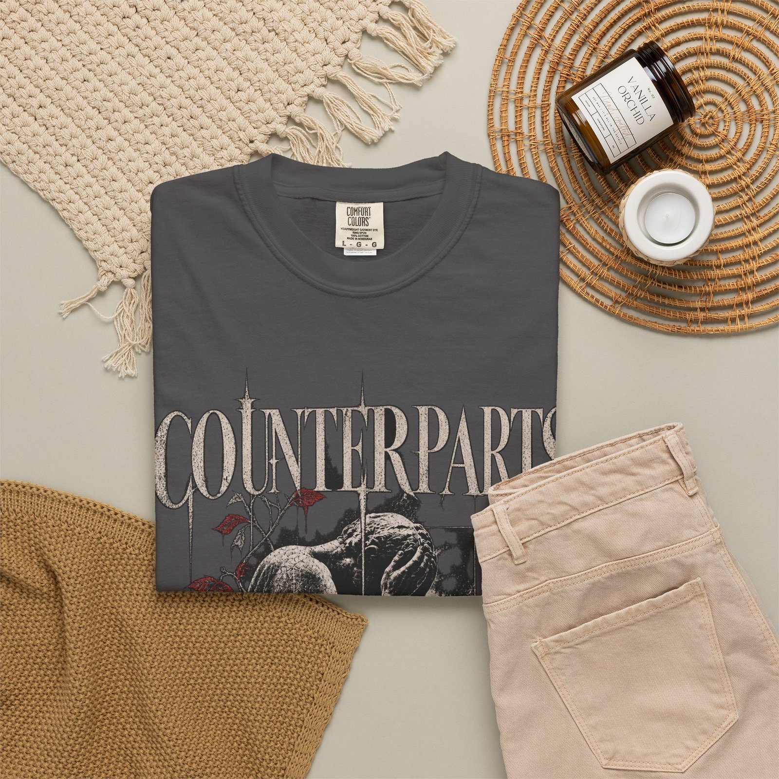 Counterparts Unisex Garment-Dyed T-shirt - Image 28