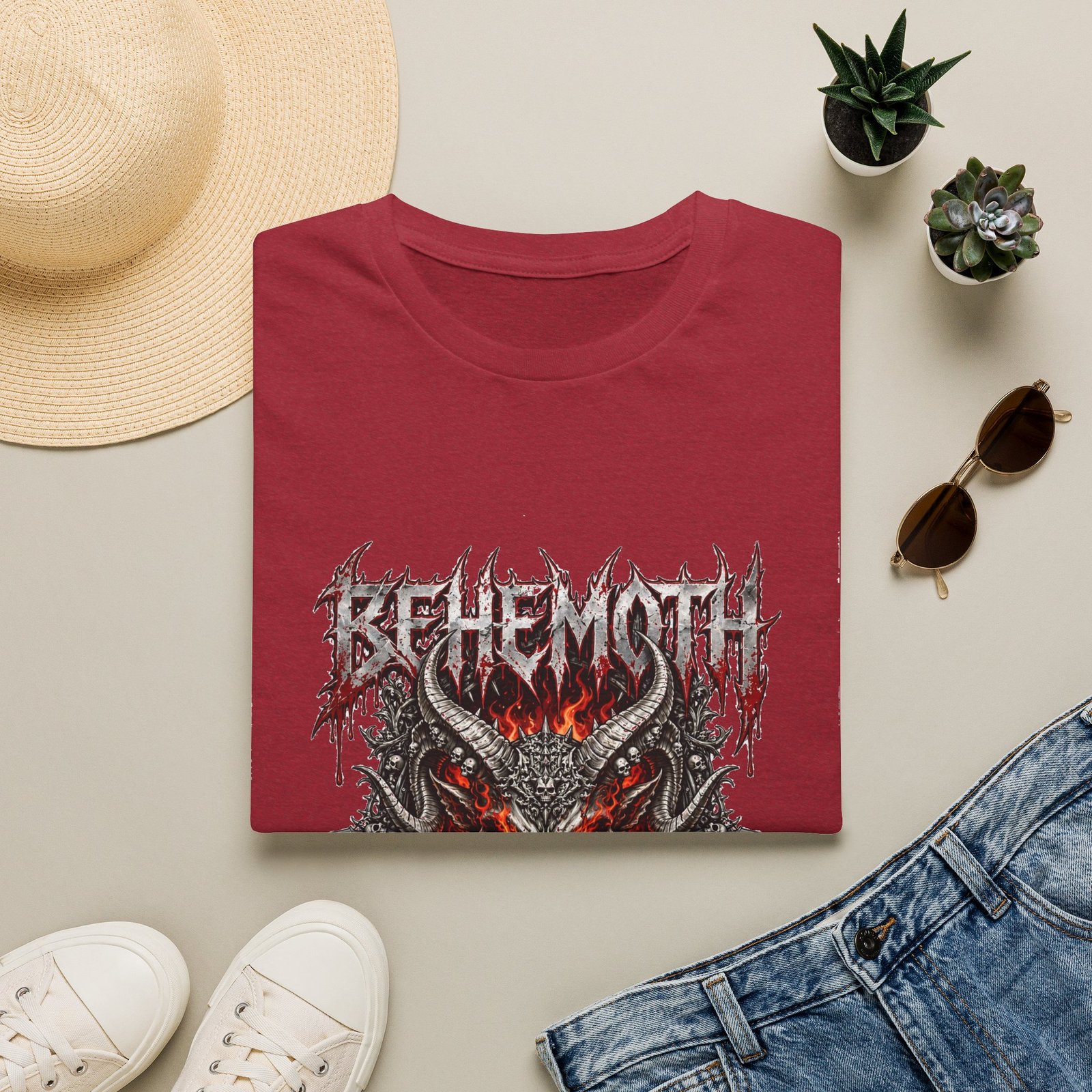 Behemoth Metal Band Graphic T-Shirt - Image 59