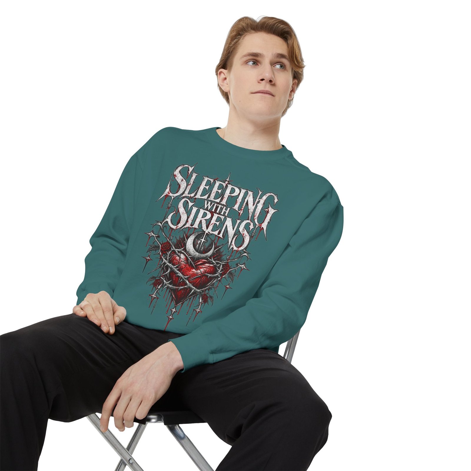Sleeping With Sirens Band Sweatshirt - Image 32