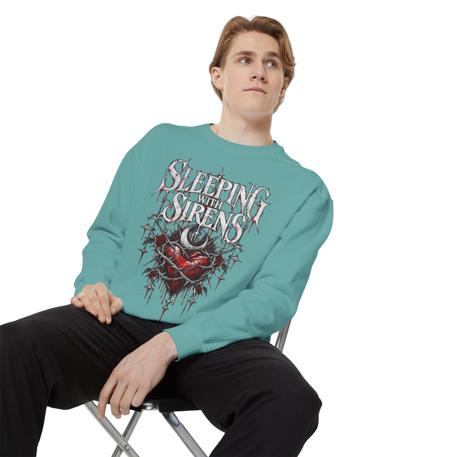 Sleeping With Sirens Band Sweatshirt - Image 41