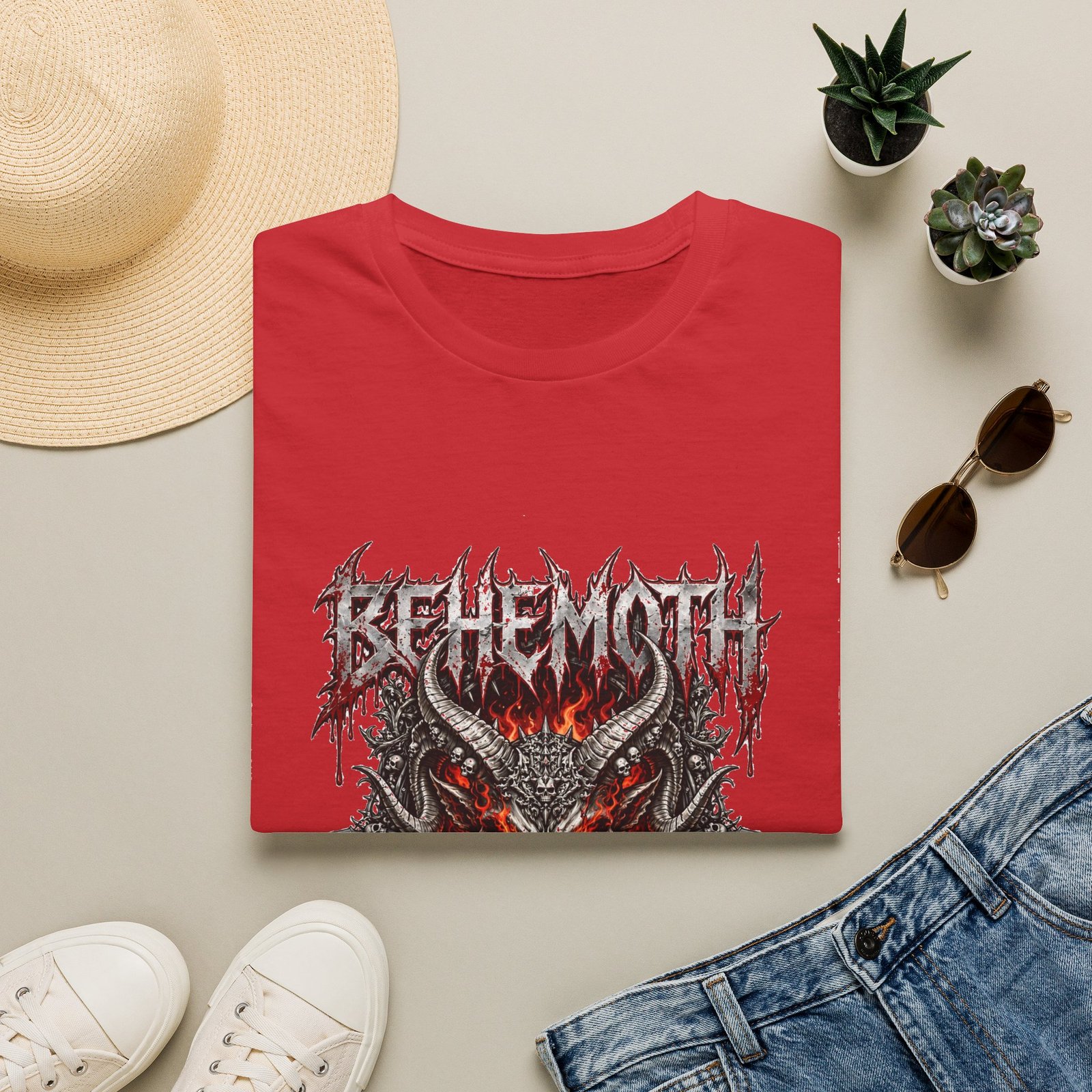 Behemoth Metal Band Graphic T-Shirt - Image 53