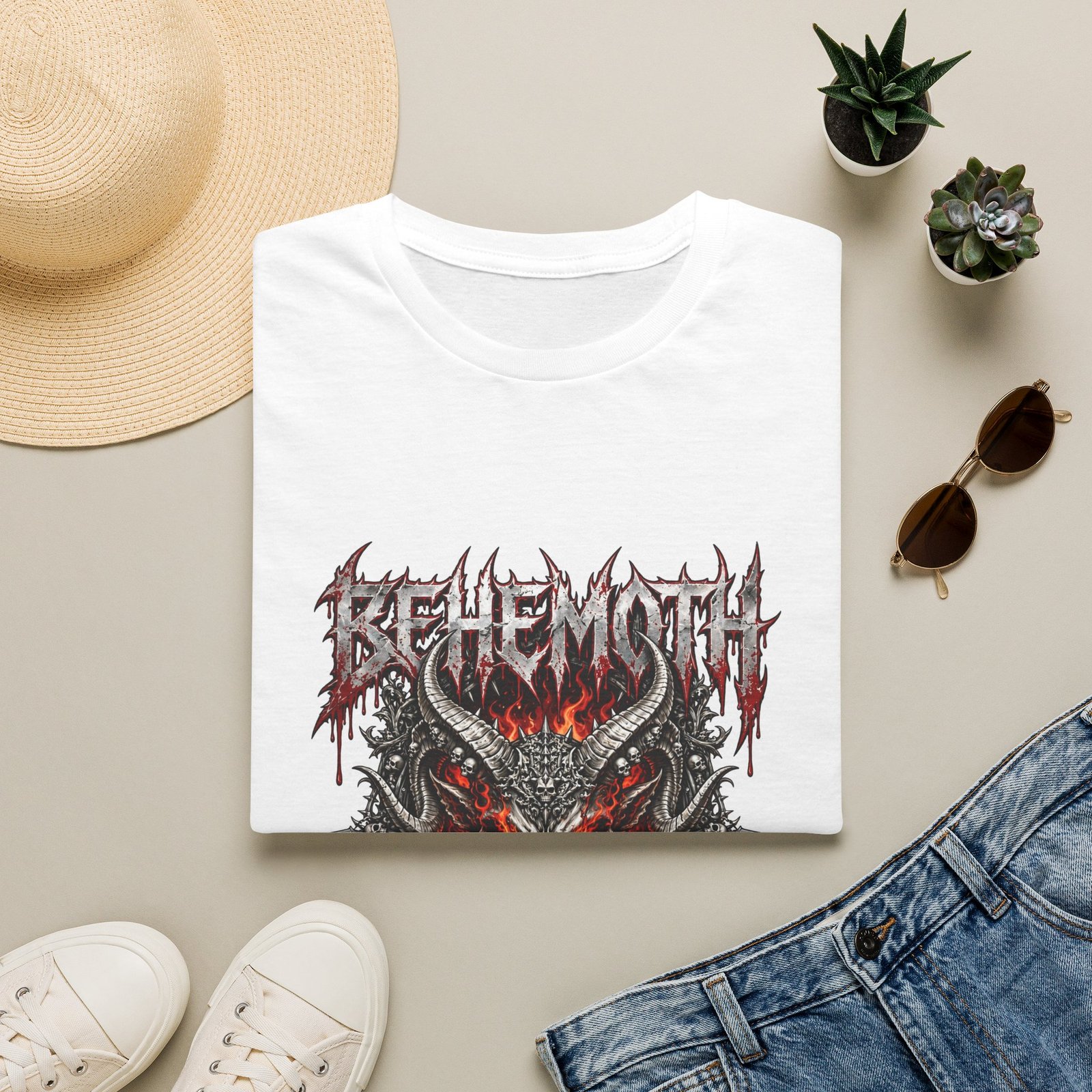 Behemoth Metal Band Graphic T-Shirt - Image 5