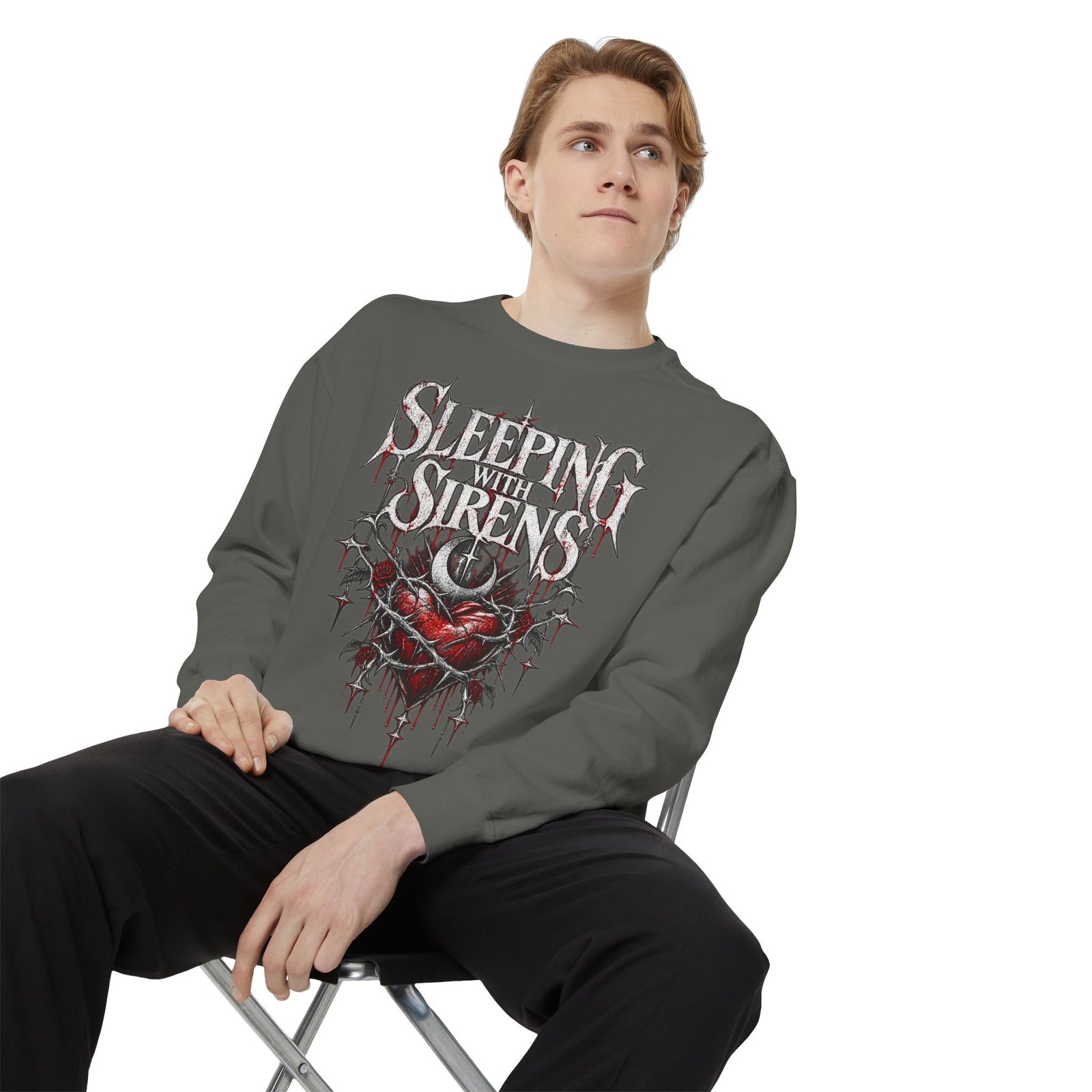 Sleeping With Sirens Band Sweatshirt - Image 5