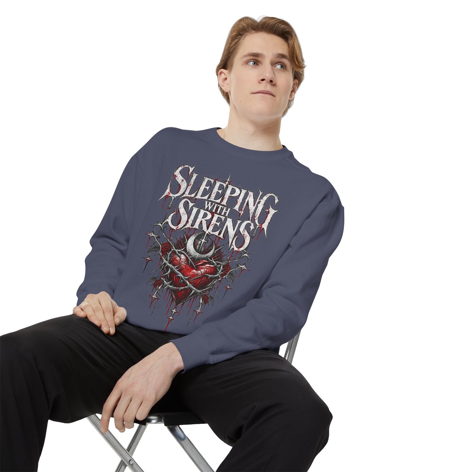 Sleeping With Sirens Band Sweatshirt - Image 59